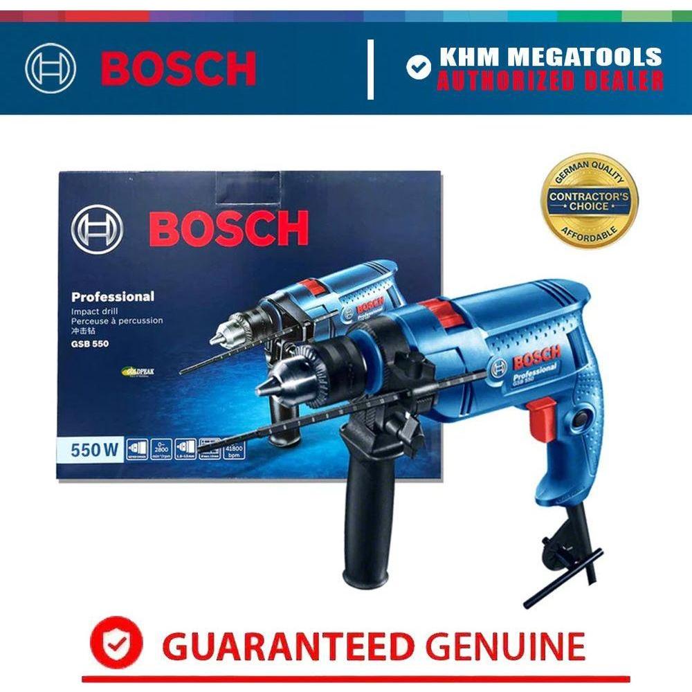 Bosch GSB 550 Impact Drill / Hammer Drill 13mm (1/2 Bosch GSB 550 Impact Drill / Hammer Drill 13mm (1/2